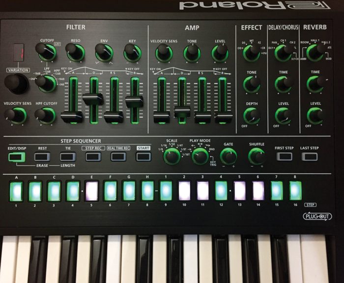 The Roland System 8 possesses amazing filters and effects, extremely versatile LFOs and a huge range of high resolution knobs and sliders