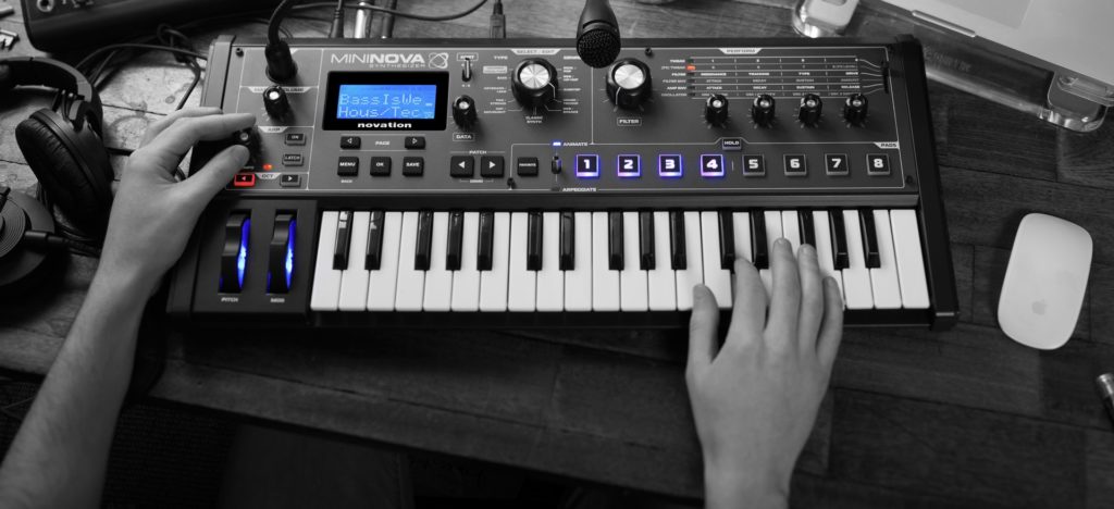 Novation MiniNova is a small and compact synthesizer which delivers superb sounds.