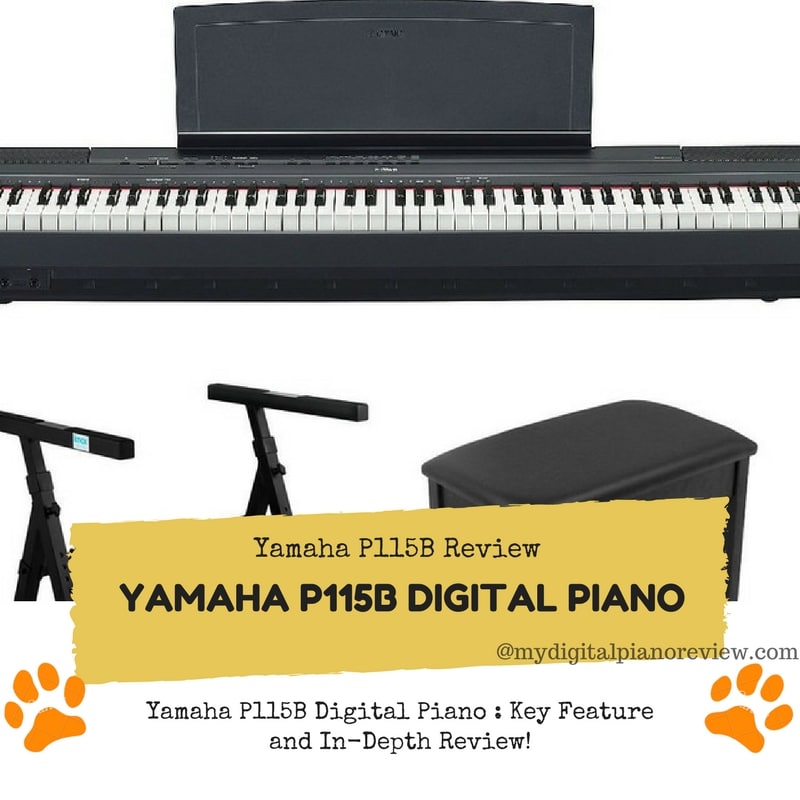 Yamaha P115B Digital Piano