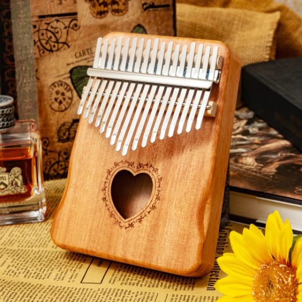 Kalimba Thumb Piano Premium 17 Key Mahogany Kalimba 6 Kalimba-Thumb-love