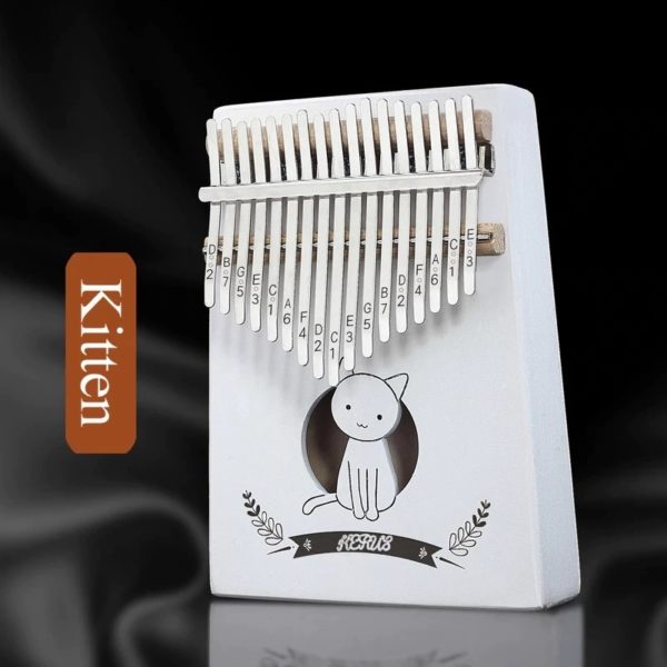 Kalimba Thumb Piano Premium 17 Key Mahogany Kalimba 18 Kitten
