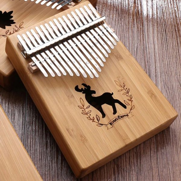 Kalimba Thumb Piano Premium 17 Key Mahogany Kalimba 9 RainDear